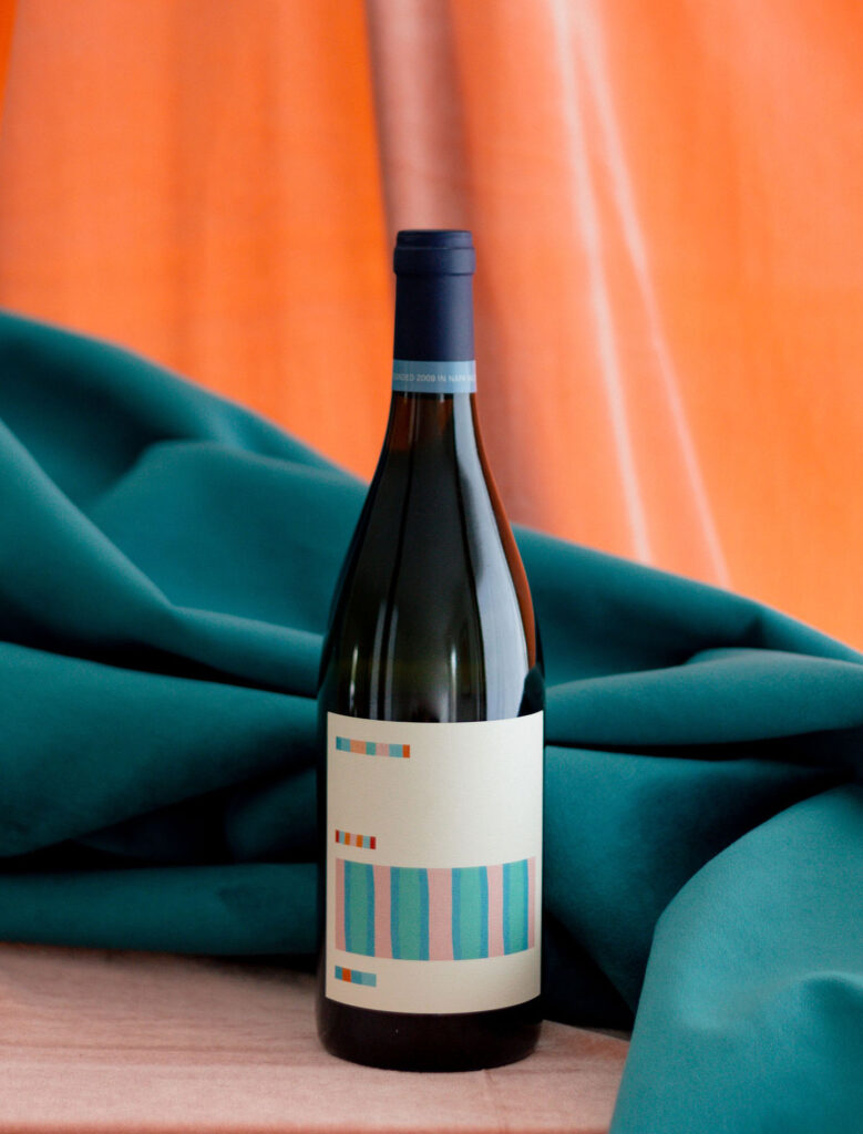 Massican Artist Series Sauvignon Blanc, designed by artist Amber Vittoria.